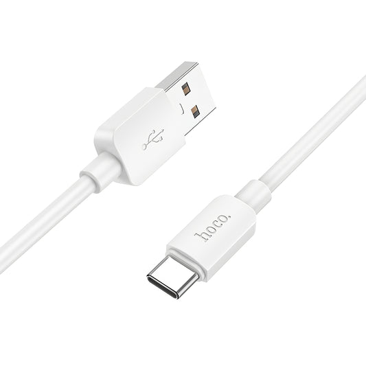 USB-A till USB-C data- och laddningskabel HOCO X96, 27W, 1m, Vit
