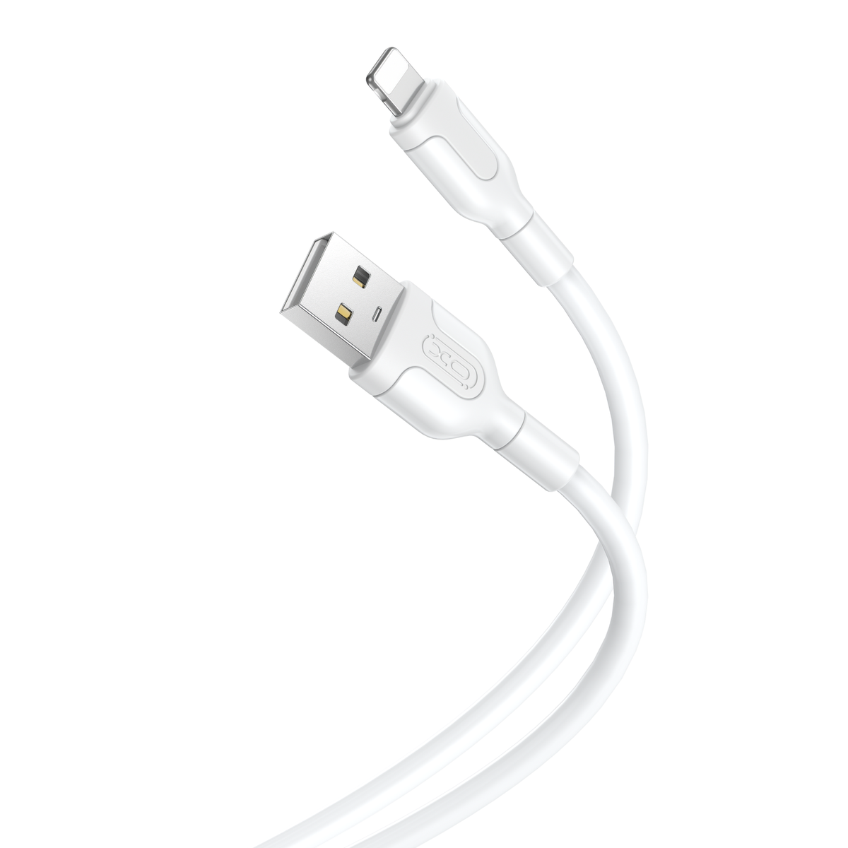USB-A - Lightning Data- och Laddningskabel XO Design NB212, 18W, 1m, Vit