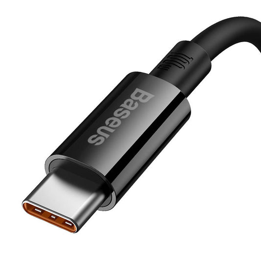 Data- och laddningskabel USB-A - USB-C Baseus Superior Series, 100W, 1,5m, Svart P10320102114-01
