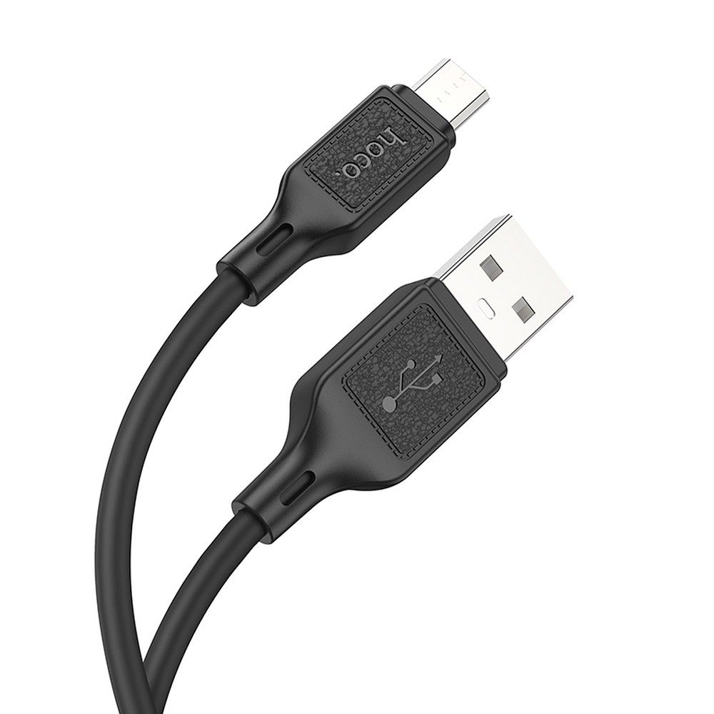 Data- och laddningskabel USB-A - microUSB HOCO X90, 18W, 1m, Svart 
