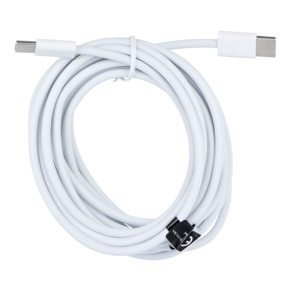 USB-C data- och laddningskabel - USB-C OEM HD26, 30W, 3m, vit