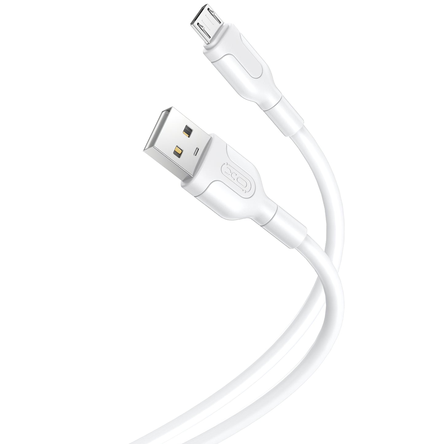 USB-A till microUSB data- och laddningskabel XO Design NB212, 18W, 1m, Vit