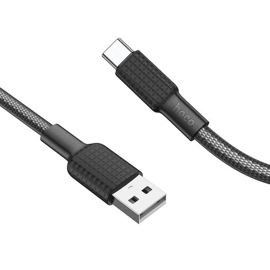 Data- och laddningskabel USB-A till USB-C HOCO X69, 18W, 1m, Svart