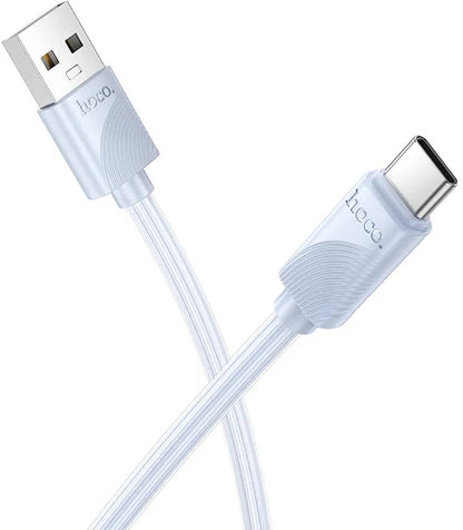 USB-A till USB-C Data- och Laddningskabel HOCO X114, 18W, 1m, Blå