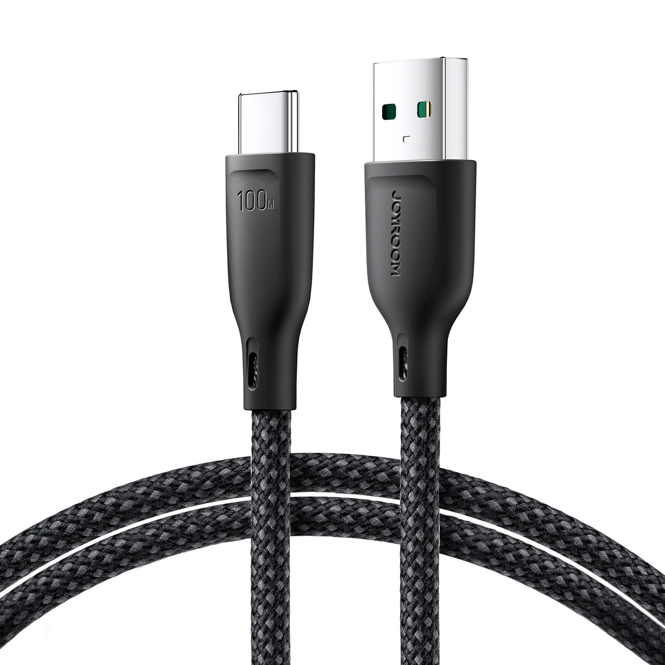 USB-A till USB-C data- och laddningskabel Joyroom Multi-Color S-A34, 100W, 1m, Svart