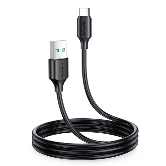 USB-A to USB-C Data and Charging Cable Joyroom S-UC027A9, 20W, 1m, Black