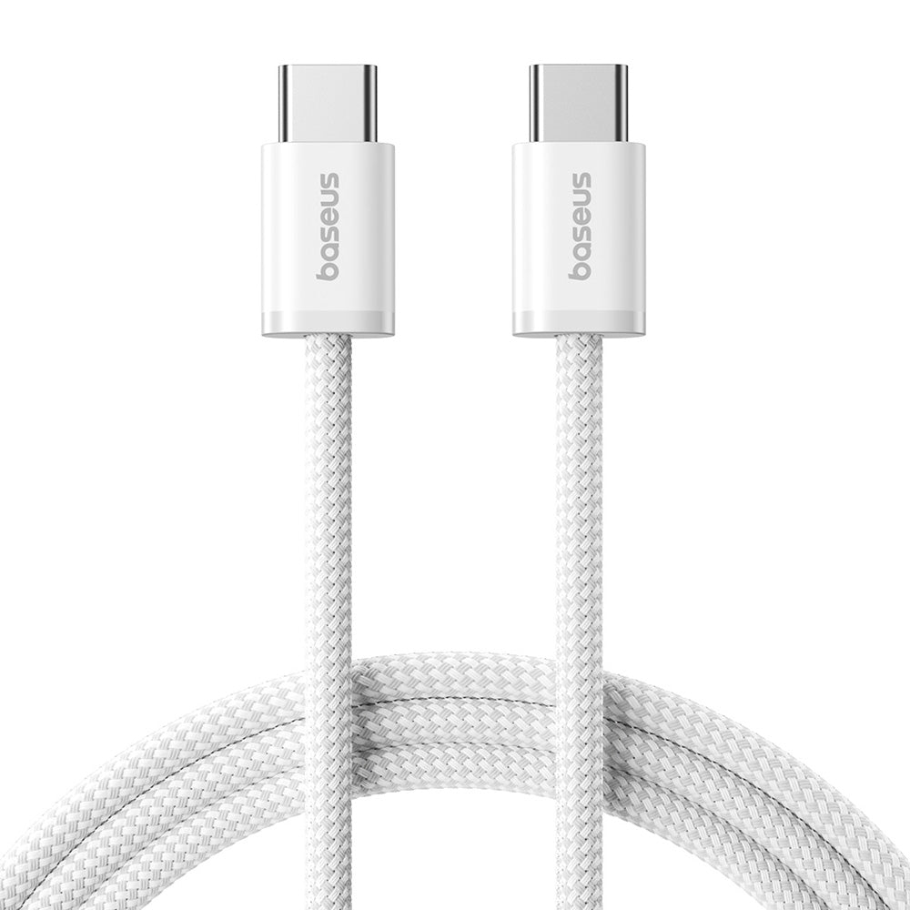Data- och laddningskabel USB-C - USB-C Baseus Dynamic 4 Series, 100W, 2m, Vit P10381400211-01