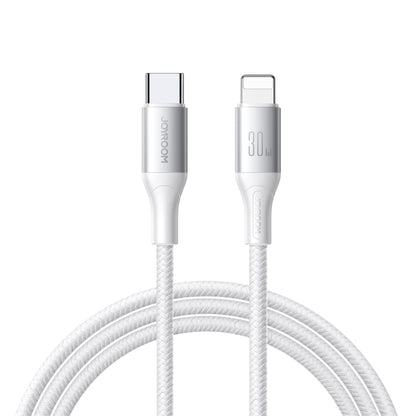 USB-C till Lightning-laddnings- och datakabel Joyroom S-A28 Flash, 30W, 1m, Vit