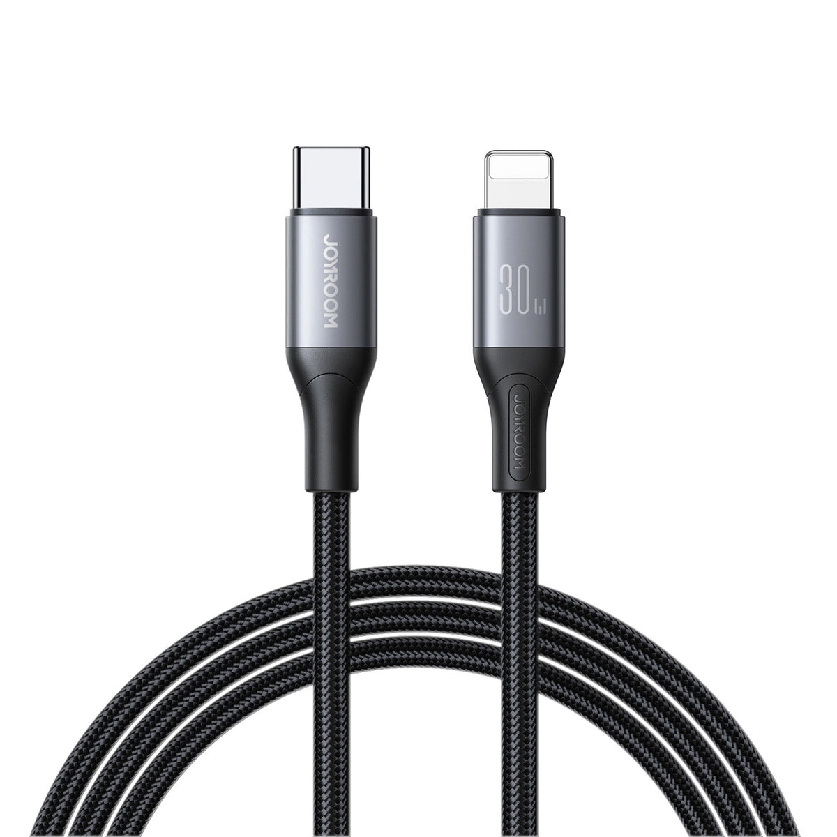 USB-C - Lightning Laddnings- och Datakabel Joyroom S-A28 Flash, 30W, 1m, Svart