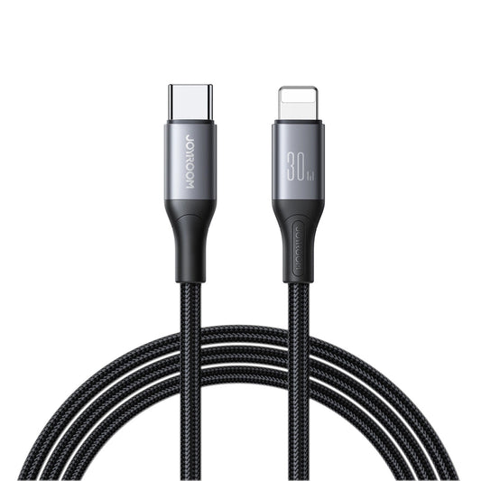 USB-C - Lightning Laddnings- och Datakabel Joyroom S-A28 Flash, 30W, 1m, Svart