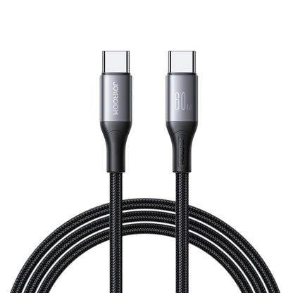 USB-C till USB-C data- och laddningskabel Joyroom S-A28 Flash, 60W, 2m, Svart