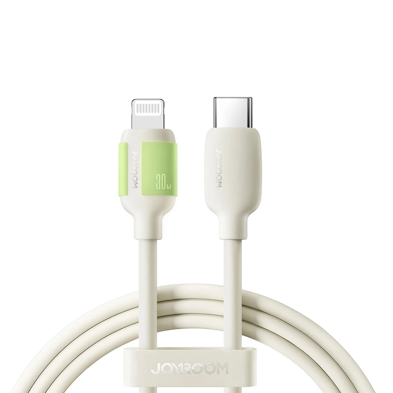 Data- och laddningskabel USB-C till Lightning Joyroom S-A53, 30W, 2m, Beige
