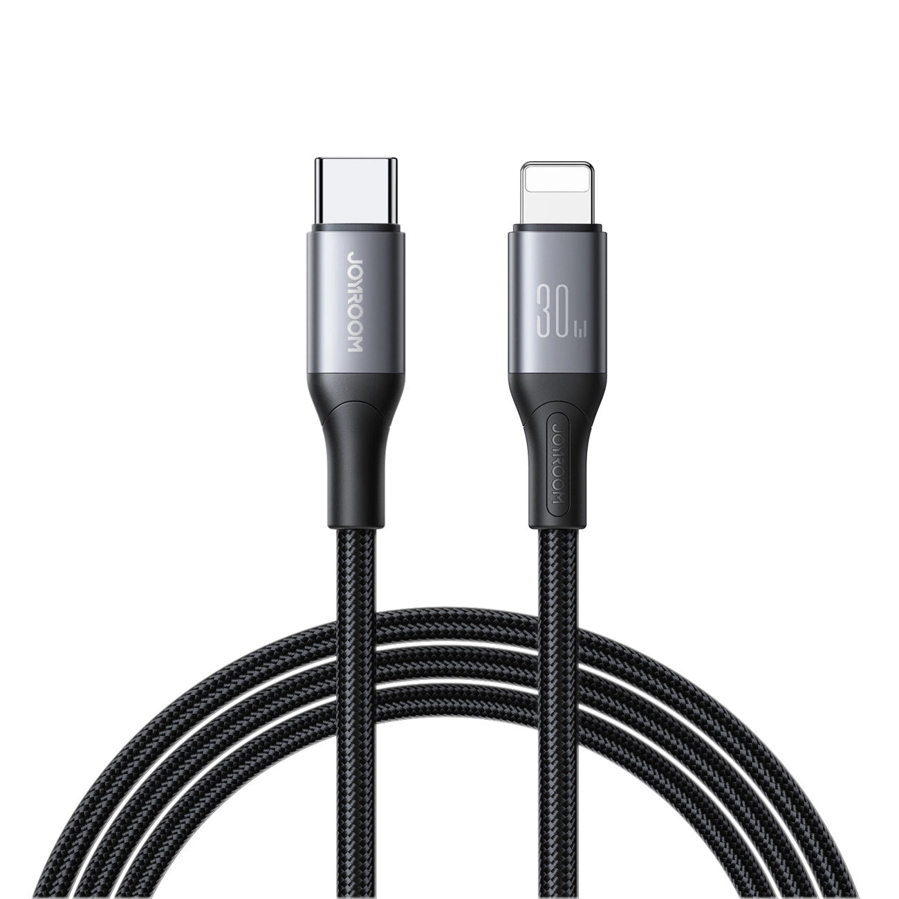 USB-C till Lightning-laddnings- och datakabel Joyroom S-A28 Flash, 30W, 2m, Svart