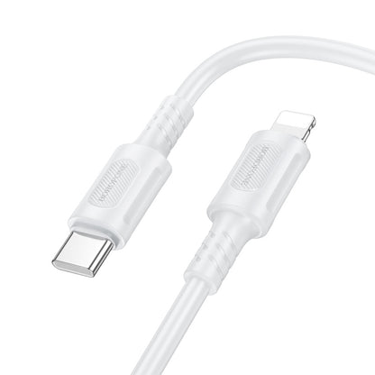 USB-C till Lightning Laddnings- och Datakabel Borofone BX111 Feliz, 27W, 1m, Vit