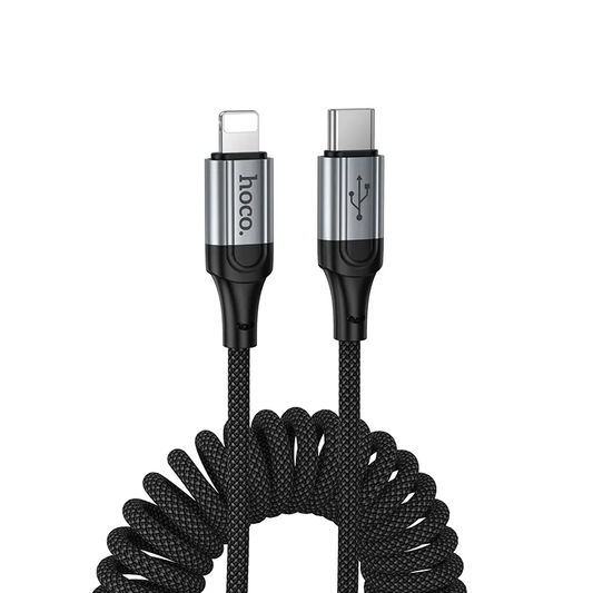 USB-C - Lightning Data- och Laddningskabel HOCO X121, 27W, 1.5m, Svart