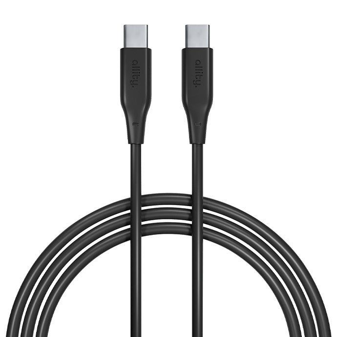 USB-C Data- och Laddningskabel - USB-C Allity. AUC-02, 100W, 2m, Svart
