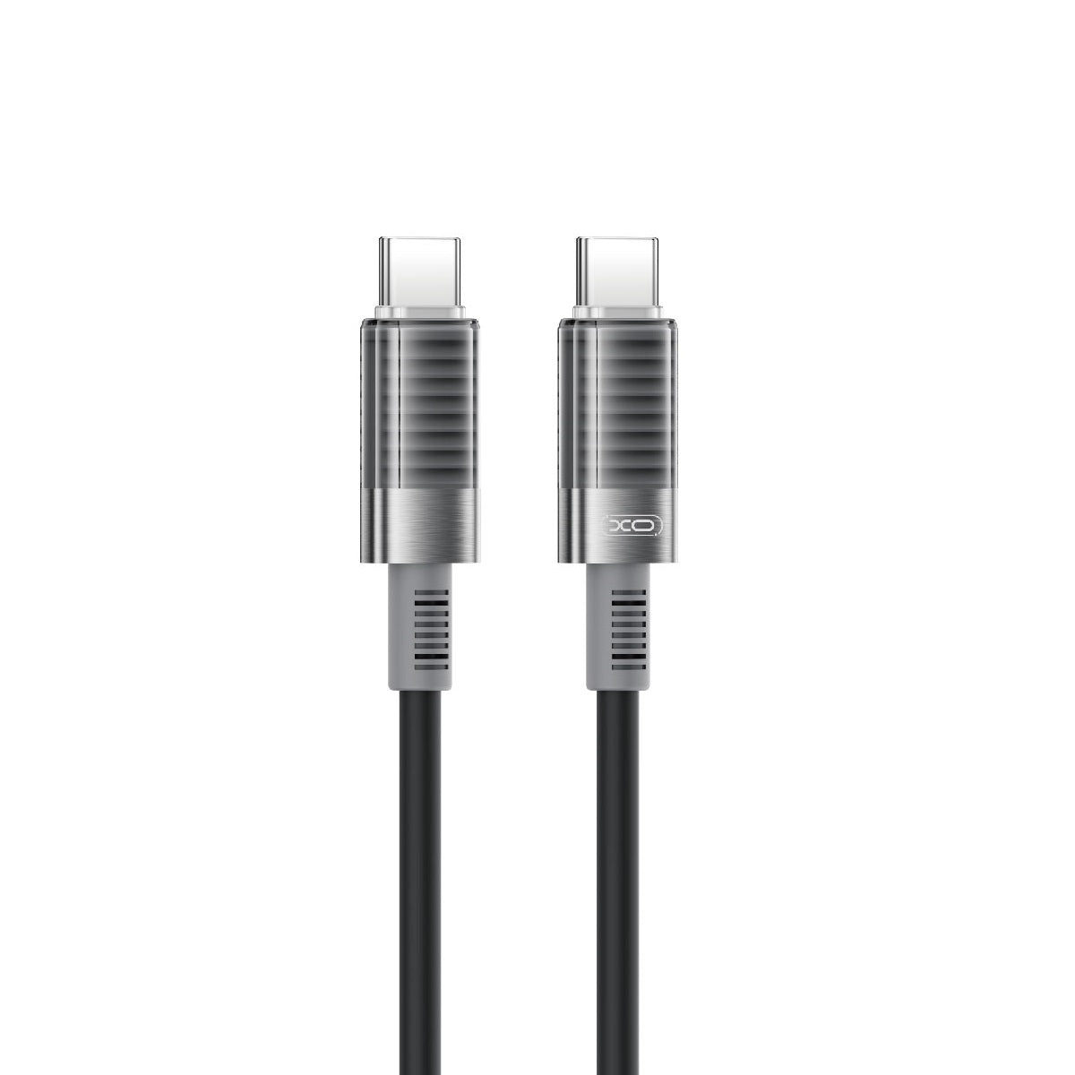 USB-C till USB-C data- och laddningskabel XO Design NB-Q282B, 60W, 1m, Svart