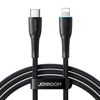 USB-C - Lightning Laddnings- och Datakabel Joyroom S-A32, 30W, 1m, Svart