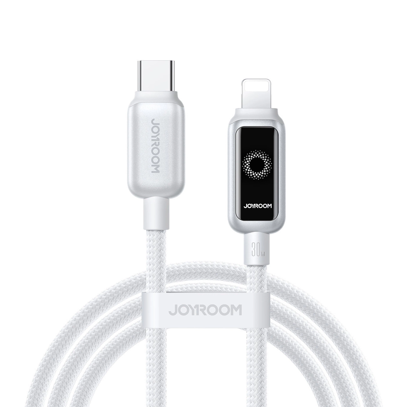 USB-C to Lightning Data and Charging Cable Joyroom S-A55 StarFlight Display, 30W, 1.2m, White