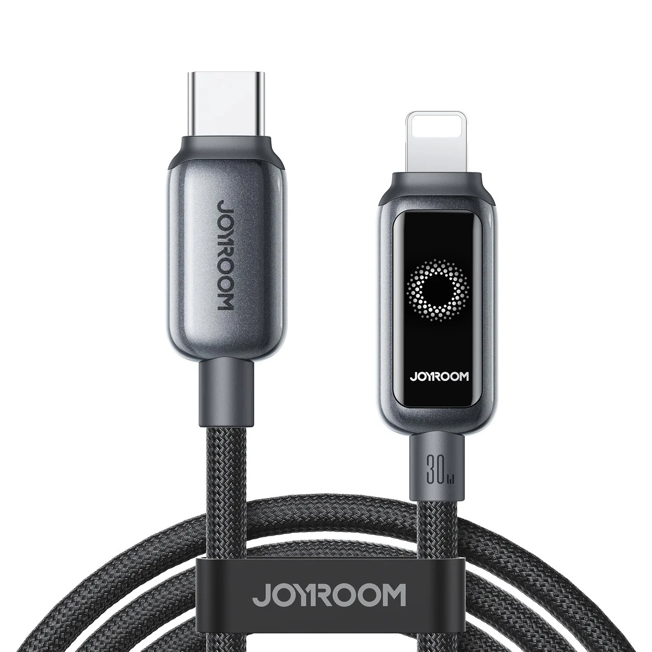 USB-C till Lightning Joyroom S-A55 StarFlight Display data- och laddningskabel, 30W, 1.2m, Svart