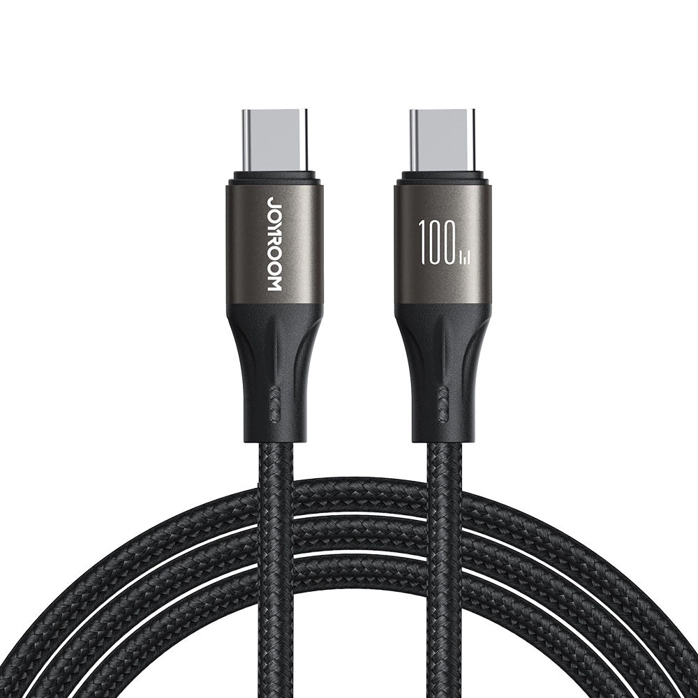 USB-C Data and Charging Cable - USB-C Joyroom S-A25 Light-Speed, 100W, 1.2m, Black