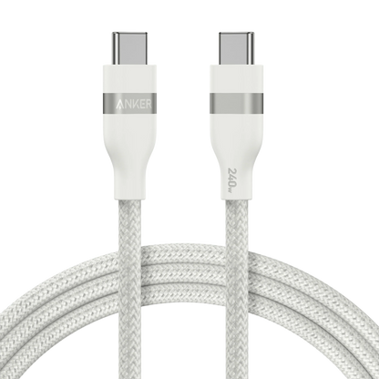 USB-C Data and Charging Cable - USB-C Anker, 240W, 1.8m, White A82E2H22