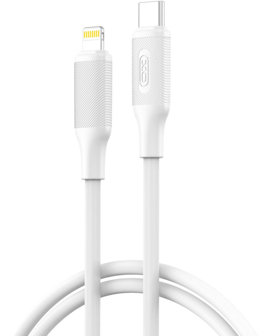 USB-C to Lightning Data and Charging Cable XO Design NB-Q265A, 27W, 1m, White