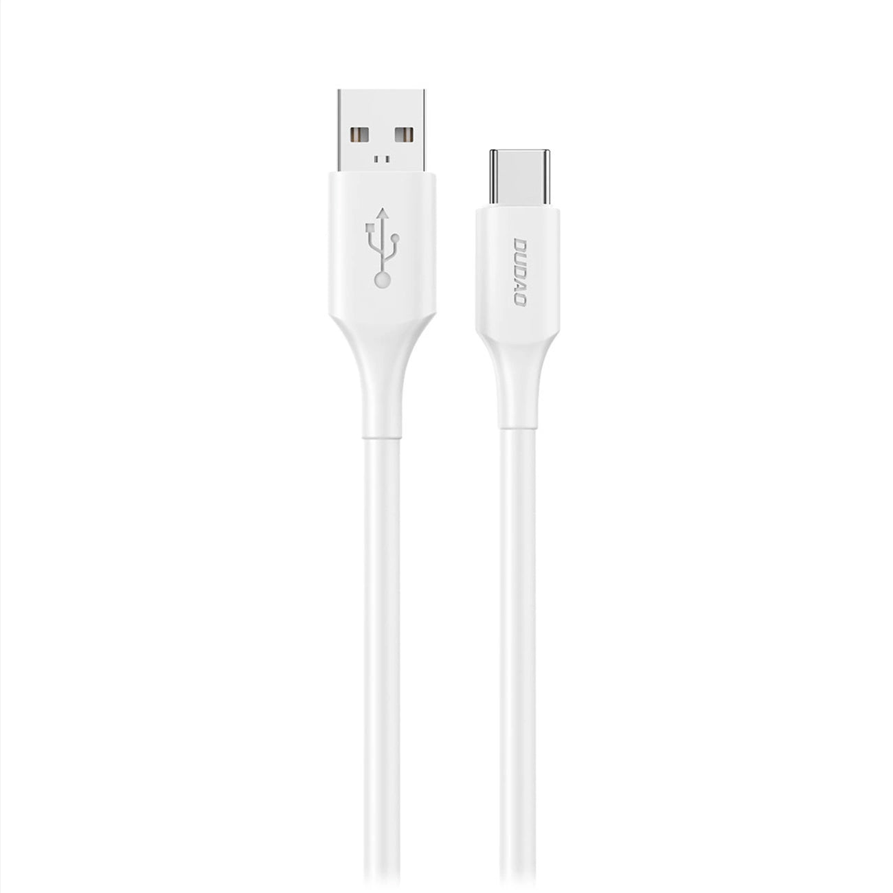 Data- och laddningskabel USB-A till USB-C Dudao L2sT, 60W, 1.2m, Vit