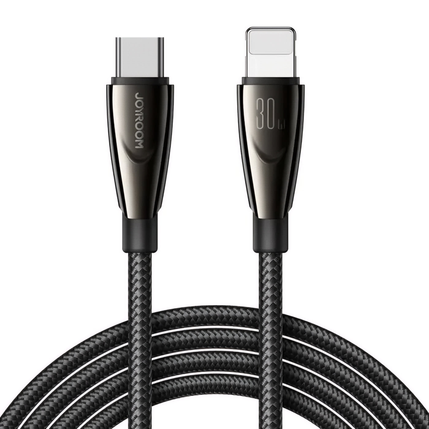 USB-C - Lightning Joyroom S-A31 data- och laddningskabel, 30W, 1.2m, Svart