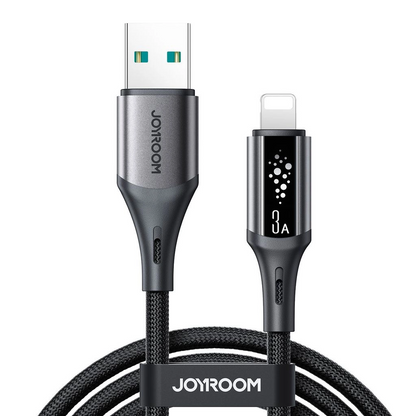 Data- och laddningskabel USB-A - Lightning Joyroom S-A60 StarTalk, 18W, 1.2m, Svart