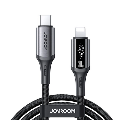 USB-C - Lightning Joyroom S-A60 StarTalk data- och laddningskabel, 30W, 1.2m, Svart