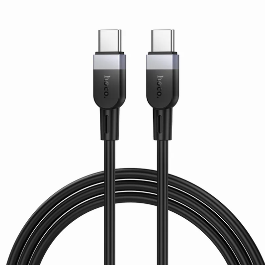 USB-C Data- och Laddningskabel - USB-C HOCO X109, 60W, 1m, Svart