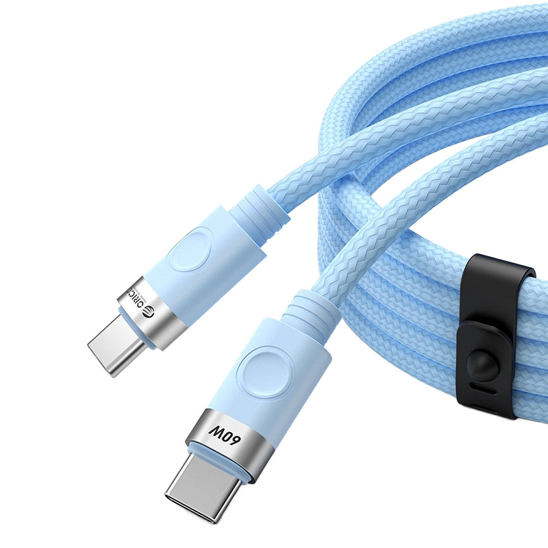USB-C Data and Charging Cable - USB-C Orico CDX, 60W, 1m, Blue