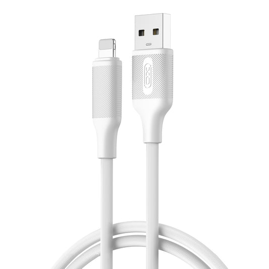 Data- och laddningskabel USB-A - Lightning XO Design NB265, 12W, 1m, Vit