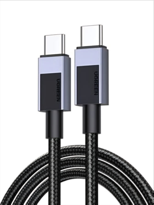 USB-C till USB-C data- och laddningskabel UGREEN L512, 100W, 2m, Grå