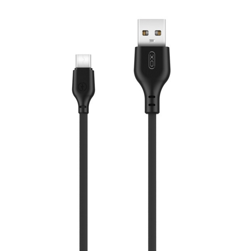 USB-A till USB-C data- och laddningskabel XO Design NB103, 18W, 2m, Svart