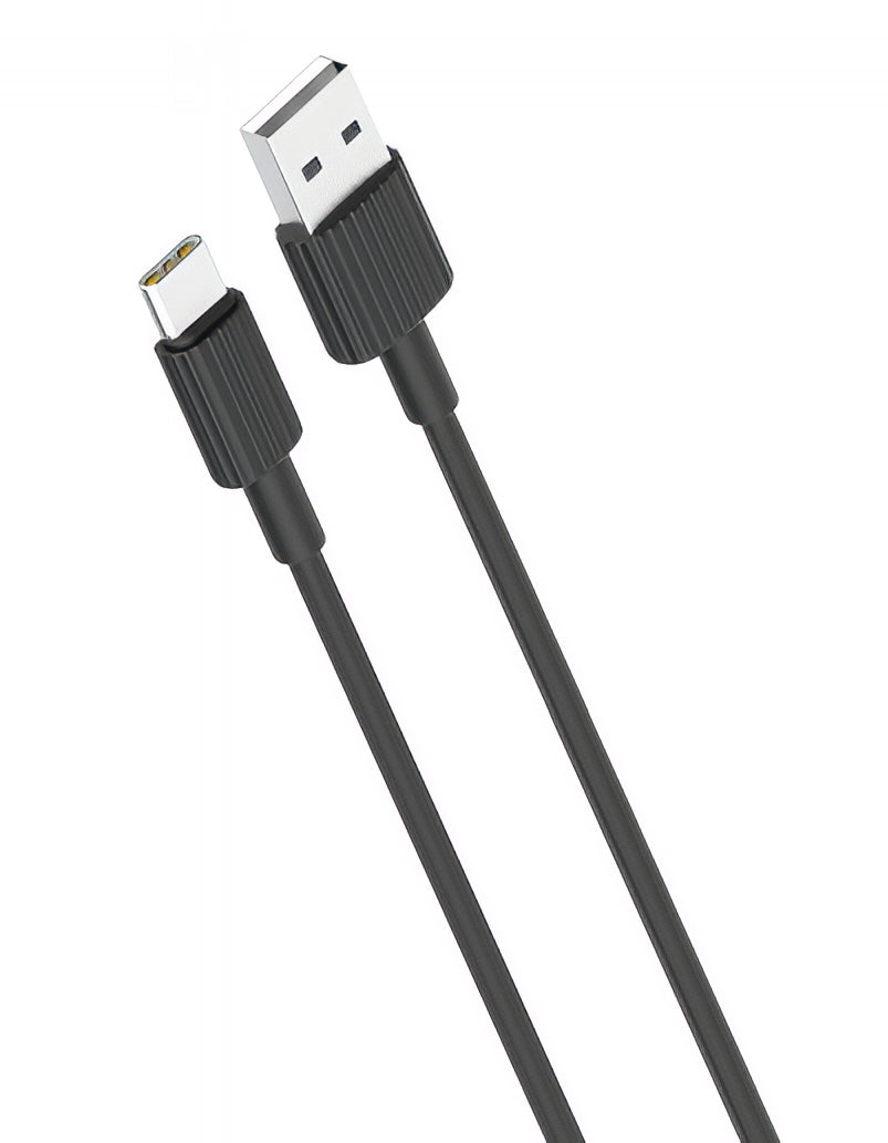 Data- och laddningskabel USB-A till USB-C XO Design NB156, 18W, 1m, Svart