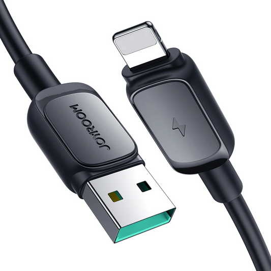 USB-A till Lightning data- och laddningskabel Joyroom S-A14, 18W, 1,2m, svart