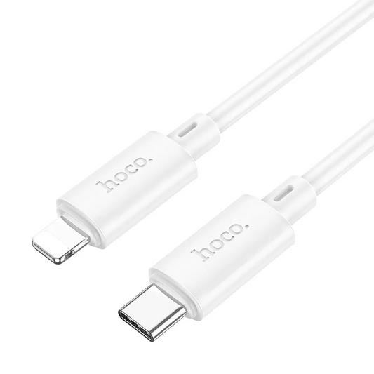 USB-C till Lightning data- och laddningskabel HOCO X88, 20W, 1m, vit