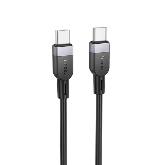 USB-C Data- och laddningskabel - USB-C HOCO X109, 60W, 2m, Svart