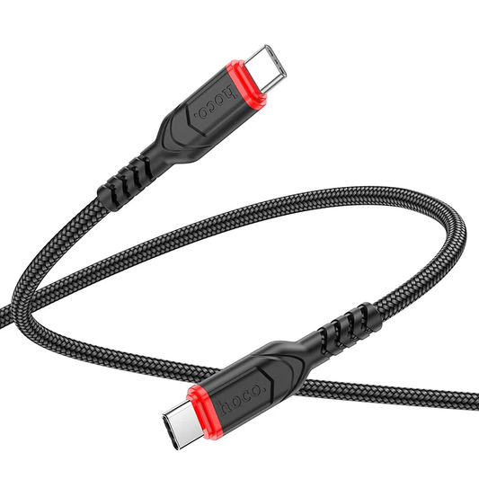USB-C till USB-C-datakabel och laddning HOCO X59 Victory, 60W, 3m, svart