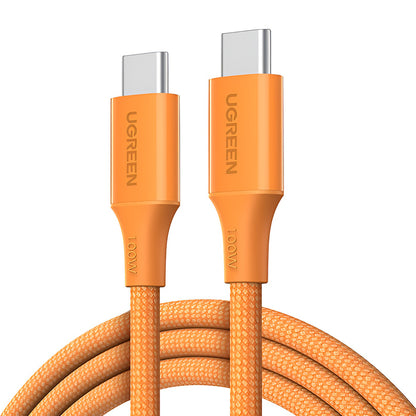 USB-C Data- och Laddningskabel - USB-C UGREEN L502, 100W, 1m, Orange
