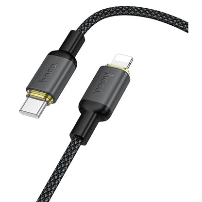 USB-A till Lightning data- och laddningskabel HOCO X128 Benefit, 12W, 1m, svart