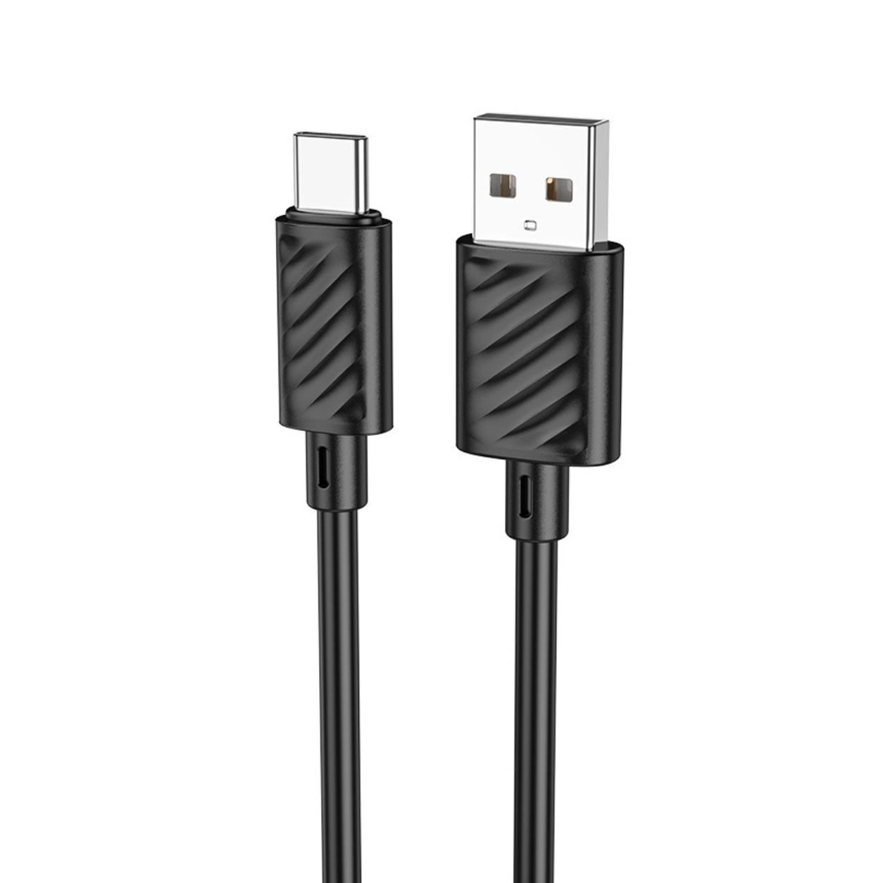USB-A till USB-C data- och laddningskabel HOCO X88, 18W, 2m, svart