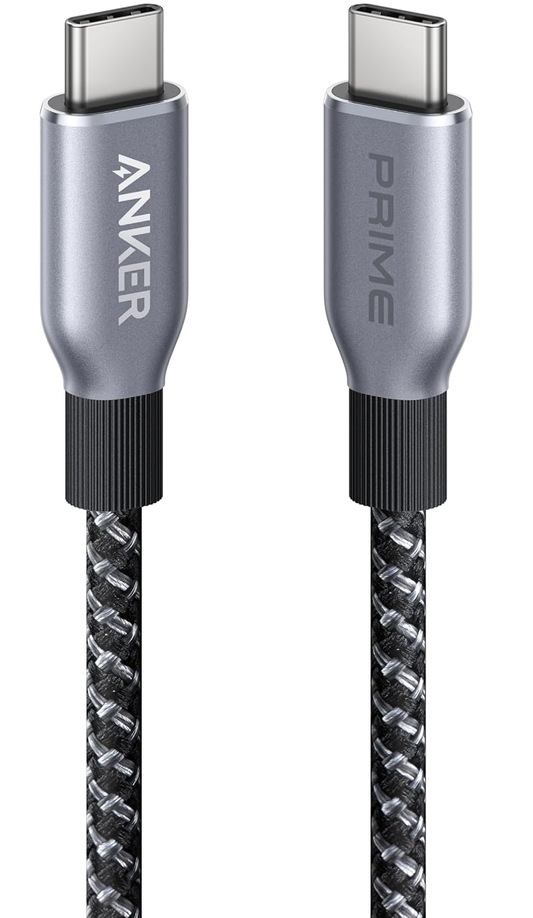 Anker Prime USB-C till USB-C data- och laddningskabel, 240 W, 0,9 m, svart A88E2011