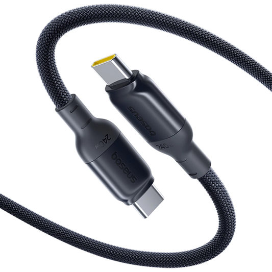 USB-C Data- och Laddningskabel - USB-C Baseus PicoGo II, 240W, 1m, Svart E0423300