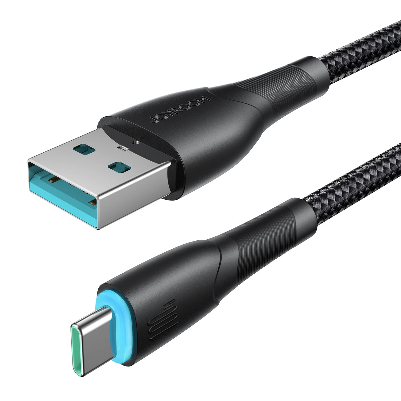 USB-A till USB-C data- och laddningskabel Joyroom S-A32, 100W, 1m, Svart