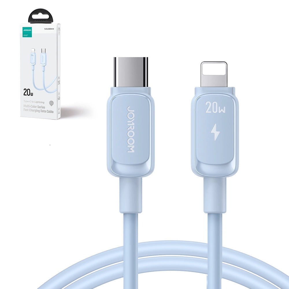 USB-C till Lightning data- och laddningskabel Joyroom S-A14, 20W, 1,2m, Blå