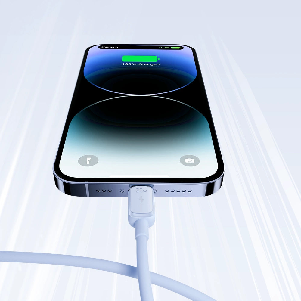 USB-C till Lightning data- och laddningskabel Joyroom S-A14, 20W, 1,2m, Blå