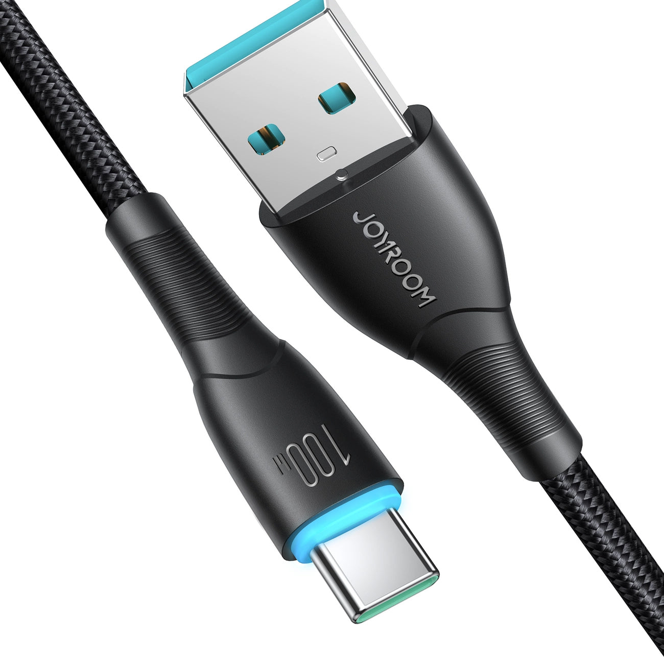 USB-A till USB-C data- och laddningskabel Joyroom S-A32, 100W, 1m, Svart